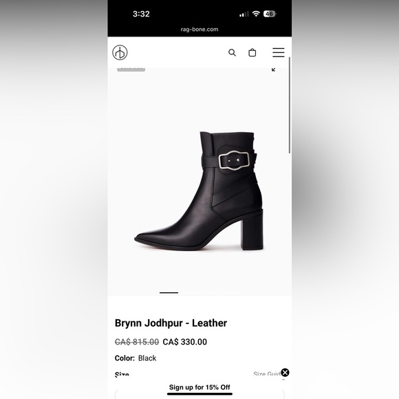 Rag and bone Brynn jodhpur leather boots - Picture 8 of 8